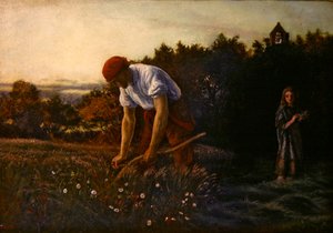 The Reaper in the Flowers by Arthur Hughes