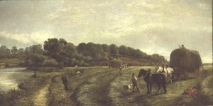 Haymaking by Arthur J. Stark