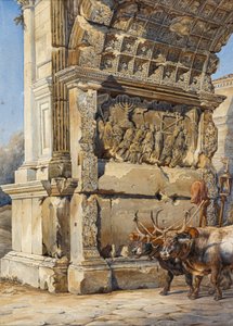 The Arch of Titus, Rome by Arthur John Strutt