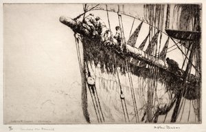 Bending the Foresail