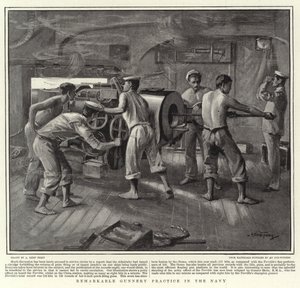 Remarkable Gunnery Practice in the Navy