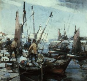 Harbour Scene by Arthur MacDonald