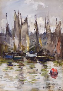 Honfleur Harbour by Arthur Melville