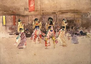 Javanese Dancers by Arthur Melville