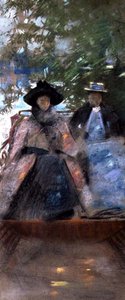 Two Girls in a boat