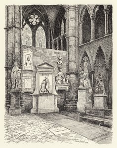 Poets’ Corner, Westminster by Arthur Moreland