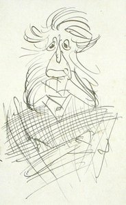A Grotesque Hairy Head