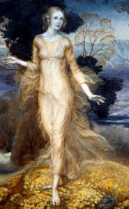 A Young Woman in a Garden