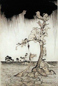 Flood by Arthur Rackham