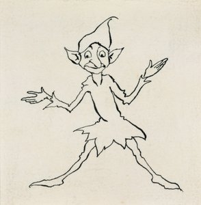 Good evening! said Lukoje, illustration from Hans Christian Andersen