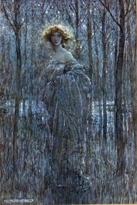 Helena: Illustration by Arthur Rackham for The Dream of a Summer Night by William Shakespeare