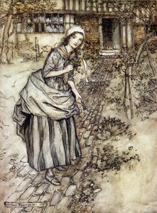 Illustration by Arthur Rackham for A Midsummer Night