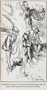 Illustration of Ganymede from As You Like It