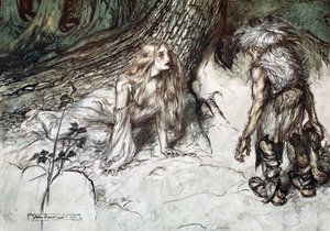 Mime Finds the Mother of Siegfried in the Forest, 1924
