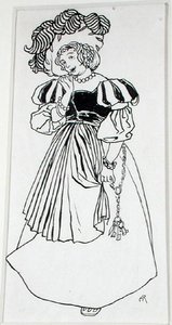 Miss Una Von-Something, illustration from 