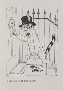 The Cat and the Birds, illustration from 