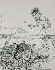 The Fisherman Piping, Illustration from 