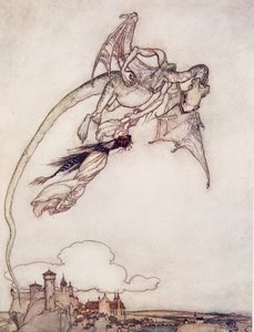 The Kings only daughter had been carried off by a Dragon