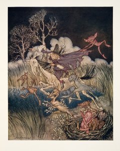 The Nightmare, from The Legend of Sleepy Hollow by Washington Irving, pub. 1928 by Arthur Rackham