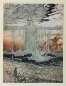 The Shipwrecked Man and the Sea, illustration from 