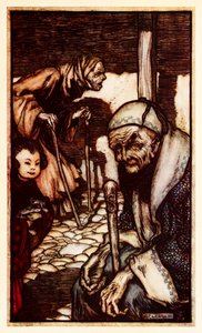 The Struldbrugs, Unfortunate Immortals Without Eternal Youth, from Part III: A Voyage to Laputa, Balnibarbi, Luggnagg, Glubbdubdrib, and Japan in Gulliver