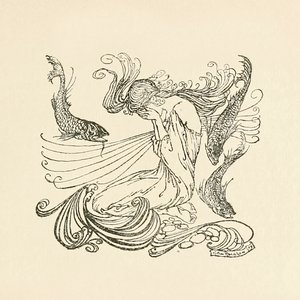 Undine Rising from the Fountain Weeping by Arthur Rackham