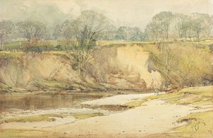 A Fly Fisherman on the Shores of the Wharfe