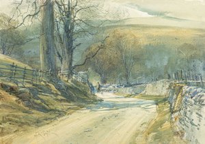The Winding Road, Upper Wharfedale by Arthur Reginald Smith