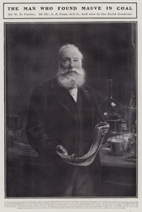 William Henry Perkin, English chemist who discovered the first synthetic organic dye, mauveine