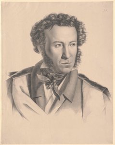 Alexander Sergeyevich Pushkin by Artist Unknown