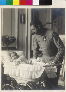 Archduke Franz Ferdinand with His Son Maximilian