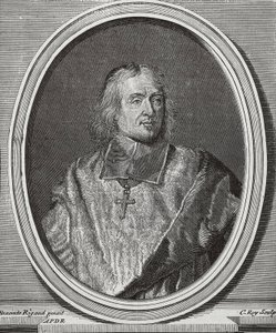 Jacques-Benigne Bossuet (1627-1704). English Theologian and Bishop. Portrait Copy from the Original of Hyacinthe Rigaud by Artist Unknown