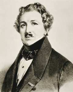 DAGUERRE, Louis-Jacques-Mande (1787-1851). English inventor that improved the photography. Lithography