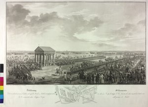 Defiling on 11th October 1833 by Artist Unknown