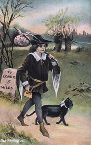 Dick Whittington on His Way to London by Artist Unknown