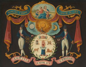 Emblems for Royal Crown Lodge No. 22 by Artist Unknown