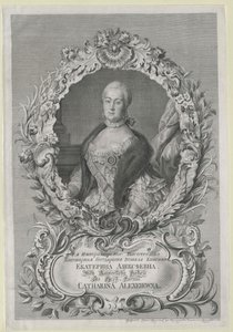 Empress of Russia Catherine II by Artist Unknown