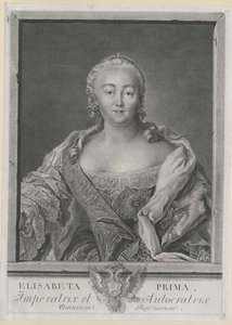 Empress of Russia Elisabeth by Artist Unknown