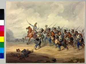 FML Franz Henry Count Schlik in the Battle by Artist Unknown