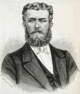 Leopold Hohenzollern-Sigmaringen (1835-1905). Brother of King Carol I of Romania and Father of the Future King Ferdinand of Romania. Engraving by Artist Unknown