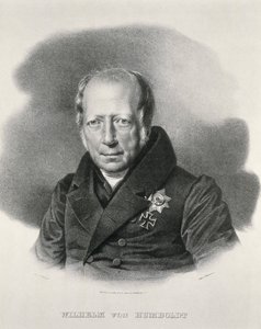 Wilhelm von Humboldt (1767-1835). German Statesman and Philosopher. Lithography by Artist Unknown