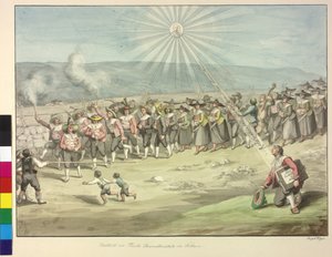Homage to Emperor Franz I by the Tyrolese