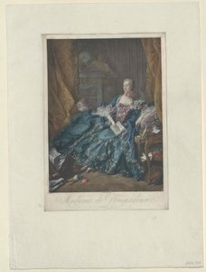 Jeanne Antoinette Poisson Pompadour by Artist Unknown