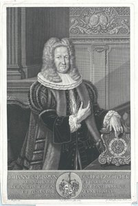 Johann Sigismund Holzschuher von Aspach and Harrlach by Artist Unknown