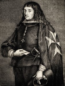 Juan Jose de Austria (1629-1679). Spanish Infante (Prince), Son of King Philip IV and the Theatre Actress Maria Calderona. Engraving by Artist Unknown