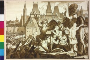 King Maximilian I Conquers Vienna and the Castle of His Ancestors Again by Artist Unknown