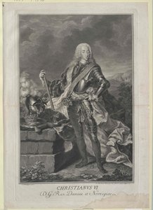 King Christian VI of Denmark by Artist Unknown