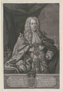 King of England Elector of Hanover George II by Artist Unknown
