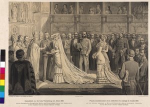 Marriage Ceremony of Crown Prince Rudolf with Princess Stephanie of Belgium