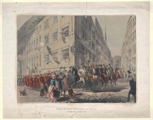 Moving of the Baron Jellacic Ban of Croatia by Artist Unknown